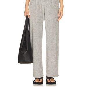 perfectwhitetee Women's Light Gray Wide Leg Pants